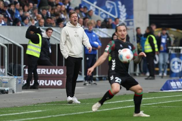 Coach Florian Kohfeldt SV Darmstadt 98 2 Soccer Bundesliga Season 2025 2026 SV Darmstadt 98 vs 1 FC Magdeburg at Merck Stadion am Böllenfalltor in Darmstadt Soccer,Man,Men,Germany,19 10 2025