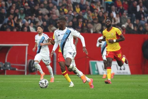 FOOTBALL : RC Lens vs Paris FC - Ligue 1 J8 - 19 10 2025 Adama CAMARA (Paris FC) lors du match RC Lens vs Paris FC, Ligue 1 J8, stade Bollaert-Delelis, le 19 octobre 2025 - photo Laurent Sanson PsnewZ  Copyright: xLaurentxSANSONx xPsnewZx
