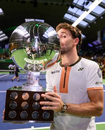 251019 Casper Ruud of Norway celebrates with the trophy after winning the men s singles final on day 9 of the ATP 250 Nordic Open on October 19, 2025 in Stockholm Photo Jesper Zerman BILDBYRAN kod JZ JZ0631 tennis nordic open nordic open 2025 bbeng final singelfinal singel jubel norge  Copyright: JESPERxZERMAN BB251019JZ064
