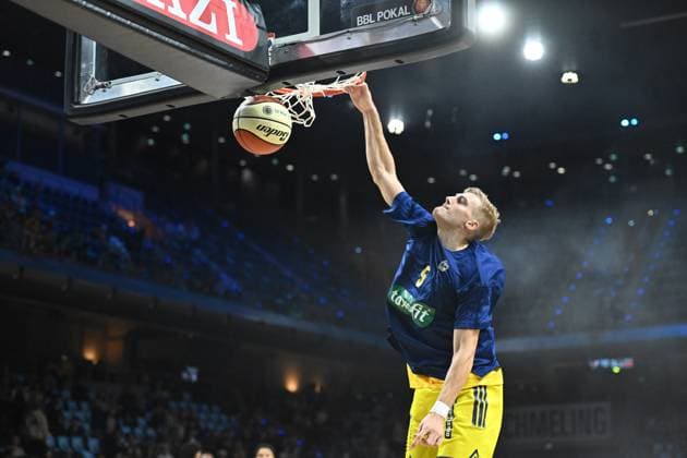 GER, Alba Berlin vs Ratiopharm Ulm, Basketball, BBL Cup, Season 2025 2026, Round of 16, 19 10 2025 GER, Alba Berlin vs Ratiopharm Ulm, Basketball, BBL Cup, Season 2025 2026, Round of 16, 19 10 2025 Berlin Copyright: xEibner-Pressefoto RyanxSleimanx EP_RSN