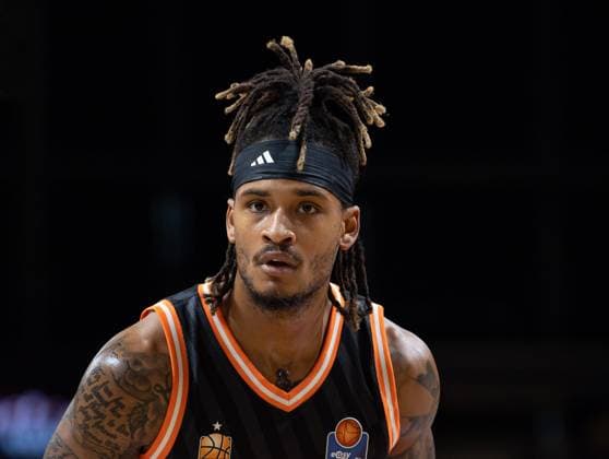 Basketball, Men, Season 2025 2026, BBL Cup Round of 16 , Alba Berlin ratiopharm Ulm, Bryce Brown Ulm , 19 10 2025, Copyright: xSebastianxRäppold MatthiasxKochx