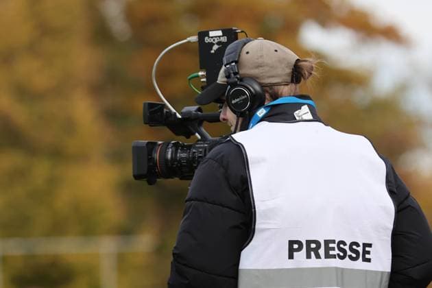 Sport Men Soccer Soccer Regionalliga Nord Ost Season 2025 26 10 Matchday 19 10 2025 Bluechip Arena Meuselwitz Thuringia ZFC Meuselwitz 1 FC Magdeburg II Live TV broadcast on LVZ de Meuselwitz Thueringen Germany
