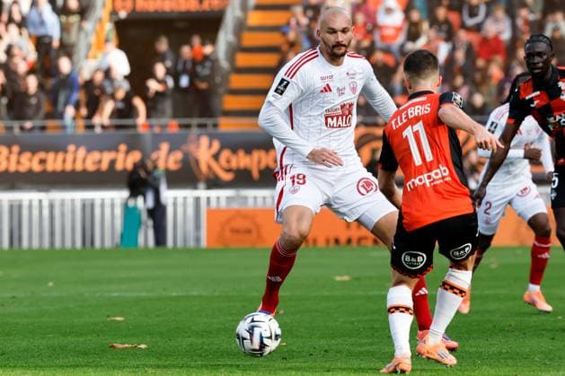 FC Lorient v Stade Brestois 29 - Ligue 1 McDonald s 2025 2026 19 Ludovic AJORQUE (sb29) during the Ligue 1 McDonald s match between Lorient and Brest at Stade du Moustoir on October 19, 2025 in Lorient, France. Lorient France  Copyright: xFEPx 776348157