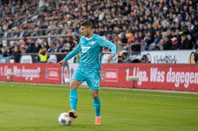Germany, Soccer, 1 Bundesliga, Matchday 7 2025 2026, FC St Pauli TSG Hoffenheim on 19 10 in Hamburg Millerntor Stadion Andrej Kramaric TSG Hoffenheim 27 Copyright: xSvenxHeidmannx