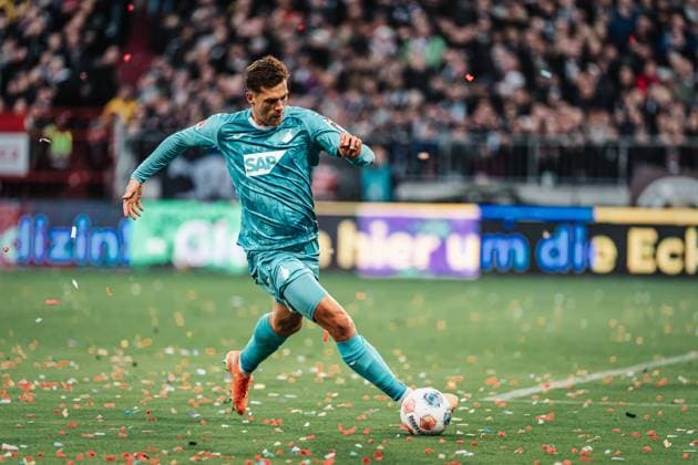 Soccer Men Season 2025 2026 Soccer Bundesliga 07 Matchday FC St Pauli vs TSG Hoffenheim 19 10 2025 Robin Hranac 2, TSG Hoffenheim Hamburg Millerntor Stadion Hamburg Germany