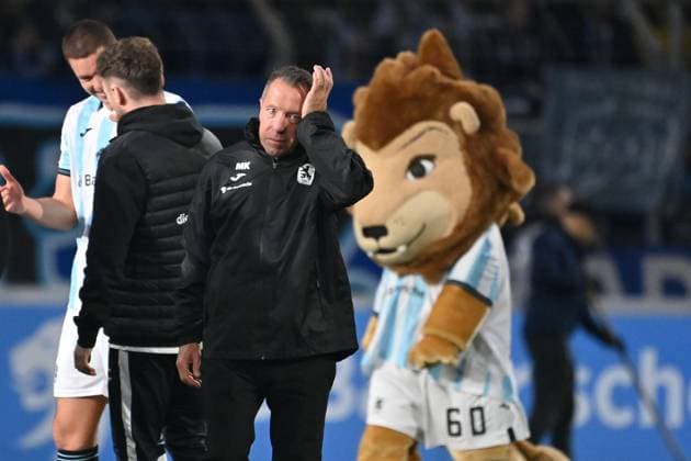 Done Coach Markus KAUCZINSKI 1860 after the match Soccer 3 Liga,11 Matchday, Season 2025 26 TSV 1860 Muenchen MSV Duisburg 3 1, on 19 10 2025 GRUENWALDER STADION Â