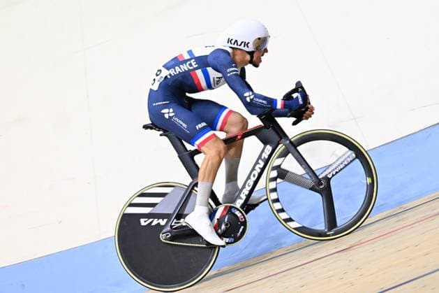 2025 UCI Para-Cycling Track World Championships Picture by Simon Wilkinson SWpix.com - 19 10 2025 - Cycling - 2025 UCI Para-Cycling Track World Championships - Rio Olympic Velodrome, Rio de Janeiro, Brazil - MC2 Elimination - Alexandre Leaute (France) Copyright: x xSWpix.comx(t axPhotographyxHubxLtd)xSimonxWilkinson SWpix.comx SWP-3030-10238