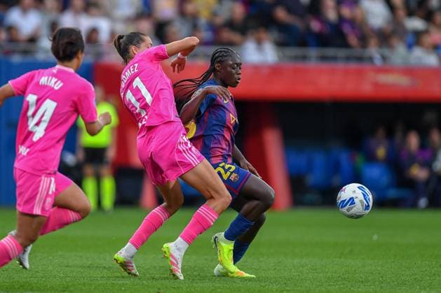 FC Barcelona, Barca v GRANADA CF. JOHAN CRUYFF STADIUM,BARCELONA. October 19,2025 FC BARCELONA vs GRANADA CF. October 19,2025 Aicha (23) of FC Barcelona during the match between FC Barcelona and Granada CF corresponding to the eighth day of the La Liga F Moeve at the Johan Cruyff Stadium in Barcelona, Spain, on October 19, 2025. Barcelona ESP Copyright: xS.xRosx