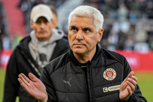 Sports Director Andreas Bornemann Pauli Hoffenheim Germany , Hamburg , Millerntorstadion , Football , 1 Bundesliga , FC St Pauli TSG Hoffenheim