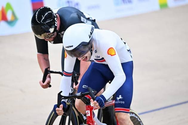 2025 UCI Para-Cycling Track World Championships Picture by Simon Wilkinson SWpix.com - 19 10 2025 - Cycling - 2025 UCI Para-Cycling Track World Championships - Rio Olympic Velodrome, Rio de Janeiro, Brazil - MC3 10km Scratch Race - Finlay Graham (Great Britain) Copyright: x xSWpix.comx(t axPhotographyxHubxLtd)xSimonxWilkinson SWpix.comx SWP-3030-10244
