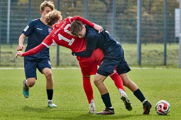 Football, U17, DFB Youth League, FC Bayern Munich - SpVgg Unterhaching