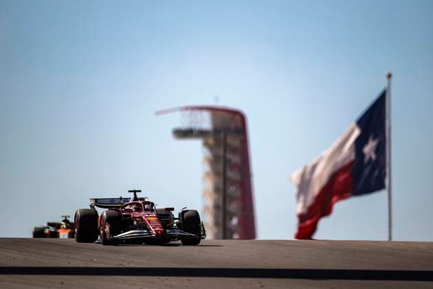 F1 - UNITED STATES GRAND PRIX 2025 16 LECLERC Charles (mco), Scuderia Ferrari SF-25, action during the 2025 Formula 1 United States Grand Prix, 19th round of the 2025 FIA Formula One World Championship, WM, Weltmeisterschaft from October 17 to 19, 2025 on the Circuit of the Americas, in Austin, Texas, United States of America - AustinUnited States  Copyright: xEricxAlonsox