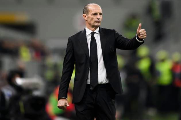 AC Milan v ACF Fiorentina - Serie A Massimiliano Allegri, head coach of AC Milan, gestures during the Serie A football match between AC Milan and ACF Fiorentina. Milan Italy Copyright: xNicolòxCampox