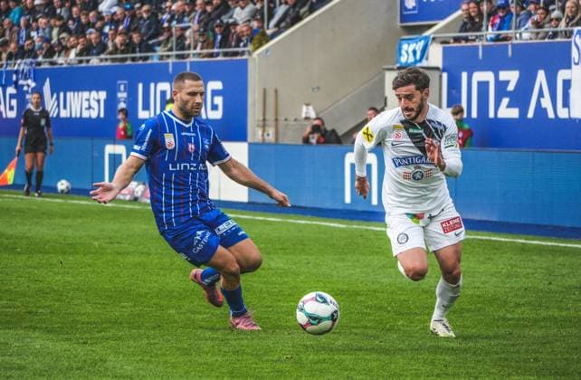 Football, Austria, FC Blau Weiss Linz - SK Sturm Graz