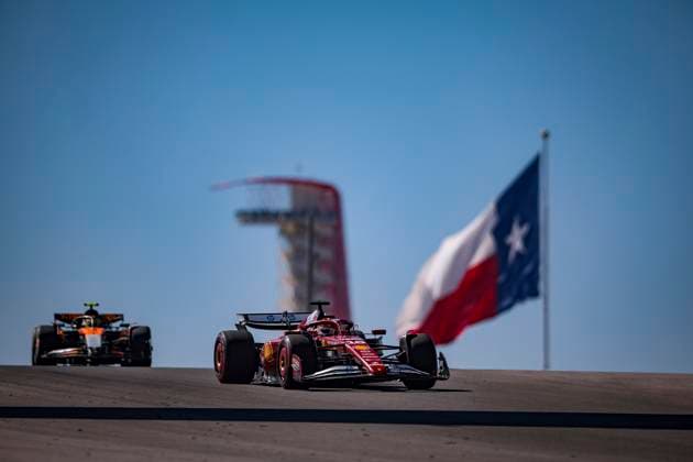 F1 - UNITED STATES GRAND PRIX 2025 16 LECLERC Charles (mco), Scuderia Ferrari SF-25, action during the 2025 Formula 1 United States Grand Prix, 19th round of the 2025 FIA Formula One World Championship, WM, Weltmeisterschaft from October 17 to 19, 2025 on the Circuit of the Americas, in Austin, Texas, United States of America - AustinUnited States  Copyright: xEricxAlonsox