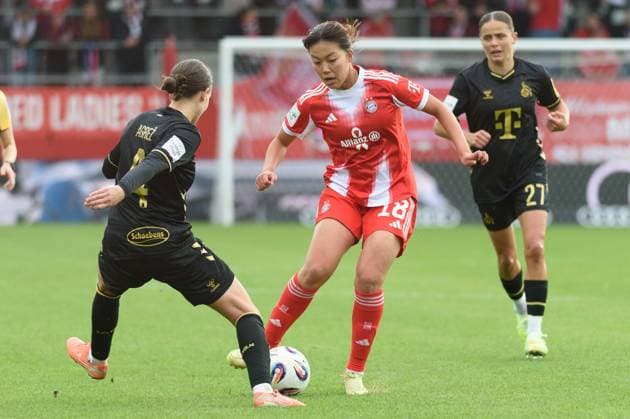 Momoko Tanikawa (18 FC Bayern Munich) during the Google Pixel Frauen-Bundesliga match between FC Bayern Munich and 1.FC Cologne at FC Bayern Campus Munich, Germany. Copyright: xSvenxBeyrich SPPx Sportspressphoto_SPR45397