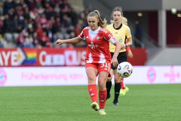 Georgia Stanway (31 FC Bayern Munich) during the Google Pixel Frauen-Bundesliga match between FC Bayern Munich and 1.FC Cologne at FC Bayern Campus Munich, Germany. Copyright: xSvenxBeyrich SPPx Sportspressphoto_SPR45410