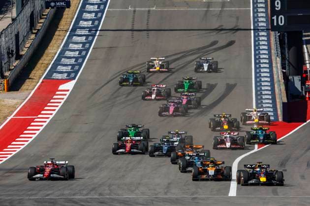 F1 GP of America, Austin, No 1 Max Verstappen NED , Red Bull Racing RB21, Honda, winning the race, Start Austin USA
