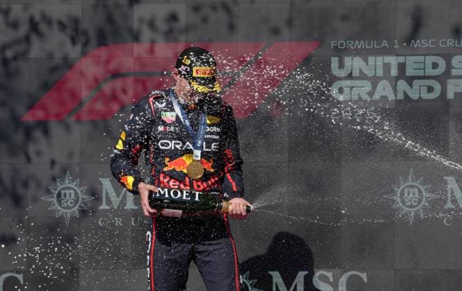 FORMULA 1 MSC CRUISES UNITED STATES GRAND PRIX 2025 19 10 2025, Circuit of The Americas, Austin, FORMULA 1 MSC CRUISES UNITED STATES GRAND PRIX 2025 , pictured winner Max Verstappen NLD , Oracle Red Bull Racing nordphotoxGmbHx xBratic nph00250