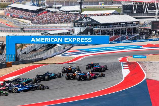 Formula 1 MSC Cruises United States Grand Prix 2025 Alexis Perrin OVERTAKE MAXPPP - Austin 19 10 2025 Race start 01 VERSTAPPEN Max (nld), Oracle Red Bull Racing, action, 16 LECLERC Charles (mon), Scuderia Ferrari HP, action, 81 PIASTRI Oscar (aus), McLaren F1 Team, action, 04 NORRIS Lando (gbr), McLaren F1 Team, action, 44 HAMILTON Lewis (gbr), Scuderia Ferrari HP, action at the Formula 1 MSC Cruises United States Grand Prix 2025, the 19th round of the 2025 FIA Formula 1 World Championship, WM, Weltmeisterschaft at the Circuit of The Americas in Austin, Texas, United States, from October 16 to 19, 2025 Austin Circuit of The Americas United States Copyright: xOVERTAKE MAXPPPxAlexisxPerrinx OVT202510199045 OVT202510199045
