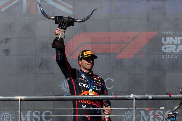 Formula 1 MSC Cruises United States Grand Prix 2025 Joseph Pinchin OVERTAKE MAXPPP - Austin 19 10 2025 PODIUM RACE WINNER 01 VERSTAPPEN Max (nld), Oracle Red Bull Racing, portrait at the Formula 1 MSC Cruises United States Grand Prix 2025, the 19th round of the 2025 FIA Formula 1 World Championship, WM, Weltmeisterschaft at the Circuit of The Americas in Austin, Texas, United States, from October 16 to 19, 2025 Austin Circuit of The Americas United States  Copyright: xOVERTAKE MAXPPPxJosephxPinchinx OVT202510209098 OVT202510209098