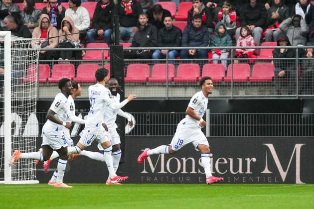 Stade Rennais FC v AJ Auxerre - Ligue 1 McDonald s 2025 2026 19 Danny NAMASO (aja) during the Ligue 1 McDonald s match between Rennes and Auxerre at Roazhon Park on October 19, 2025 in Rennes, France. Rennes France  Copyright: xFEPx 776348165