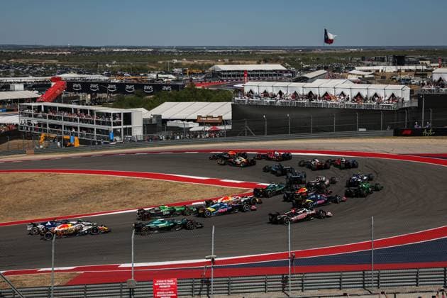 F1 - UNITED STATES GRAND PRIX 2025 start of the race, depart, during the 2025 Formula 1 United States Grand Prix, 19th round of the 2025 FIA Formula One World Championship, WM, Weltmeisterschaft from October 17 to 19, 2025 on the Circuit of the Americas, in Austin, Texas, United States of America - AustinUnited States  Copyright: xANTONINxVINCENTx