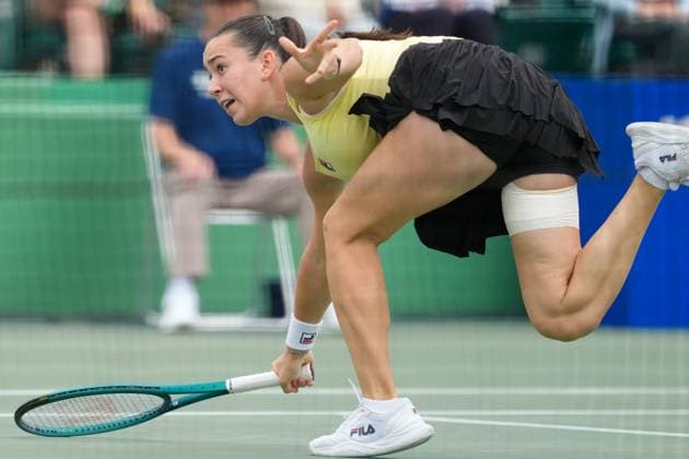 Tereza Valentova (CZE), OCTOBER 19, 2025 - Tennis : Singles Final Match at Morita Tennis Center Utsubo during Kinoshita Group Japan Open Tennis Championships 2025 in Osaka, Japan. Noxthirdxpartyxsales  aflo_307436383