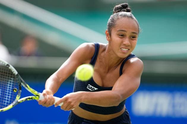 Leylah Fernandez (CAN), OCTOBER 19, 2025 - Tennis : Singles Final Match at Morita Tennis Center Utsubo during Kinoshita Group Japan Open Tennis Championships 2025 in Osaka, Japan. Noxthirdxpartyxsales  aflo_307436599