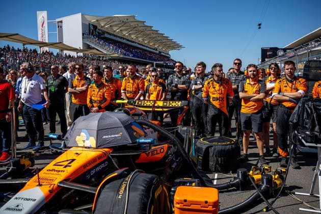 AUSTIN, TEXAS, UNITED STATES: United States Grand Prix, racing for the United States team during the 2025 Formula 1 United States Grand Prix at the Circuit of the Americas in Austin, Texas, United States