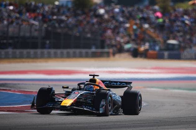 F1 - UNITED STATES GRAND PRIX 2025 01 VERSTAPPEN Max (nld), Red Bull Racing RB21, action during the 2025 Formula 1 United States Grand Prix, 19th round of the 2025 FIA Formula One World Championship, WM, Weltmeisterschaft from October 17 to 19, 2025 on the Circuit of the Americas, in Austin, Texas, United States of America - AustinUnited States  Copyright: xEricxAlonsox