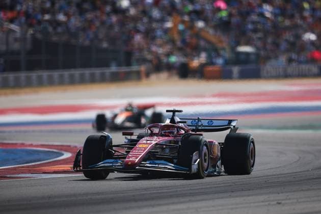 F1 - UNITED STATES GRAND PRIX 2025 16 LECLERC Charles (mco), Scuderia Ferrari SF-25, action during the 2025 Formula 1 United States Grand Prix, 19th round of the 2025 FIA Formula One World Championship, WM, Weltmeisterschaft from October 17 to 19, 2025 on the Circuit of the Americas, in Austin, Texas, United States of America - AustinUnited States  Copyright: xEricxAlonsox