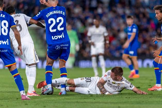 October 20, 2025, Madrid, Madrid, Spain: DOMINGOS DUARTE of Getafe CF during the match belonging to the 25 26 season of La Liga EA soccer Ã¢â‚¬oe GETAFE CF vs. REAL MADRID CF Ã¢â‚¬Â held on October 19, 2025, at the Coliseum Stadiumo, Madrid, Spain. Madrid Spain - ZUMAc312 20251020_zsp_c312_105 Copyright: xOscarxManuelxSanchezx