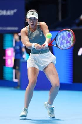 Eva LYS (GER), OCTOBER 20, 2025 - Tennis : TORAY PAN PACIFIC OPEN TENNIS 2025 Singles Round 32 Match at Ariake Colosseum, Tokyo, Japan. Noxthirdxpartyxsales  aflo_307533074