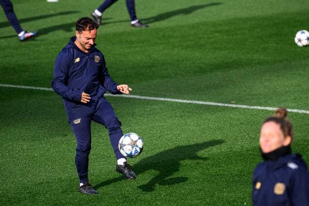 LEVERKUSEN, GERMANY - 20 OCTOBER, 2025: Daniel Jouvin - UEFA Champions League, Pre match practice FC Bayer 04 Leverkusen at BayArena.  Copyright: xVITALIIxKLIUIEVx