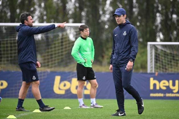 Royale Union Saint-Gilloise v Inter Milan - UEFA Champions League Media Activities 20 10 2025 BRUSSELS, BELGIUM - OCTOBER 20 : Hubert David head coach of Union Saint-Gilloise pictured during a training session ahead of the UEFA Champions League 2025 26 League Phase MD3 match between Royale Union Saint-Gilloise and Inter Milan on October 20, 2025 in Brussels, Belgium, 20 10 2025 Brussels Belgium  Copyright: xPeterxDexVoechtx