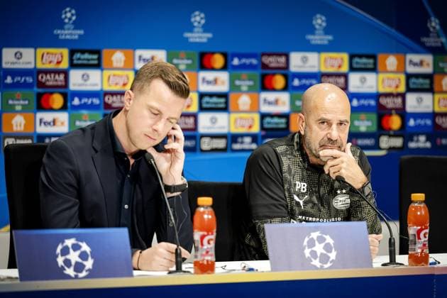 Football, CL, PSV Eindhoven, Press conference