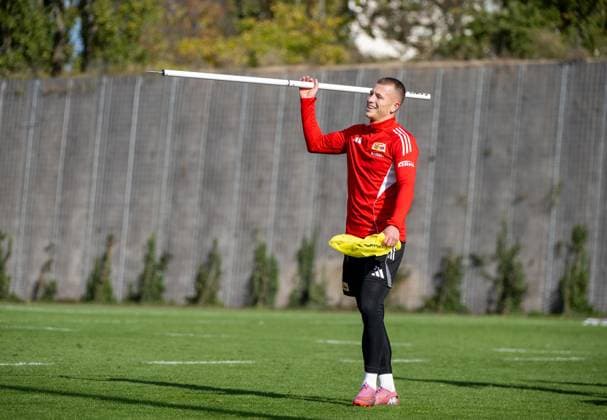 Soccer, Men, Season 2025 2026, 1 Bundesliga, 1 FC Union Berlin, Training, Tim Skarke 1 FC Union Berlin , 20 10 2025, Copyright: xMatthiasxKochx
