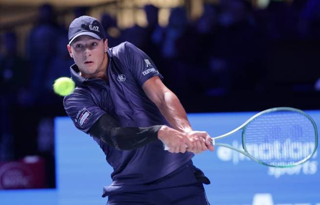 TENNIS - ATP, Tennis Herren Erste Bank Open VIENNA,AUSTRIA,20.OCT.25 - TENNIS - ATP World Tour, Erste Bank Open. Image shows Brandon Nakashima (USA).  GEPAxpictures xWalterxLuger