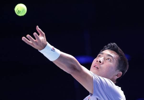 TENNIS - ATP, Tennis Herren Erste Bank Open VIENNA,AUSTRIA,20.OCT.25 - TENNIS - ATP World Tour, Erste Bank Open. Image shows Brandon Nakashima (USA).  GEPAxpictures xWalterxLuger