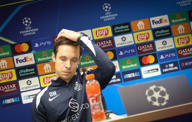 Union s new head coach David Hubert pictured during a press conference, PK, Pressekonferenz of Belgian soccer team Royale Union Saint-Gilloise in Brussels, on Monday 20 October 2025. The team prepares for tomorrow s match against Italian team Internazionale Milano, on the third day of the League phase of the UEFA Champions League tournament. VIRGINIExLEFOUR  x137394424x