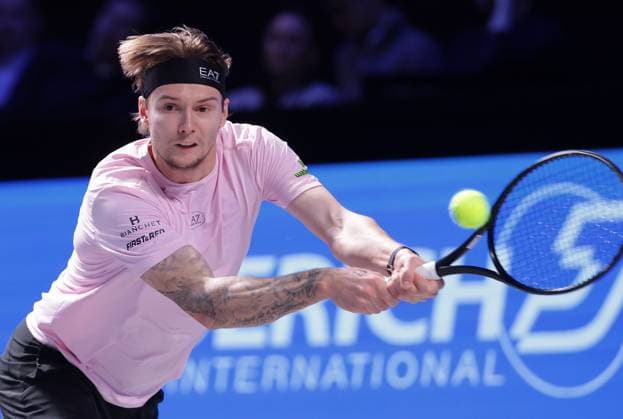 TENNIS - ATP, Tennis Herren Erste Bank Open VIENNA,AUSTRIA,20.OCT.25 - TENNIS - ATP World Tour, Erste Bank Open. Image shows Alexander Bublik (KAZ).  GEPAxpictures xWalterxLuger