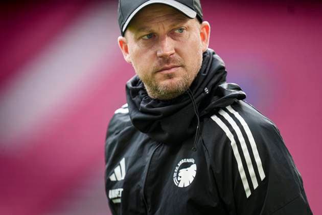 Denmark Champions League FC Copenhagen FCK s head coach Jacob Neestrup during FC Copenhagen s training at Parken on Monday, October 20, 2025 FC Copenhagen faces the German team Borussia Dortmund in the UEFA Champions League in Parken on Tuesday , Copenhagen Denmark  Copyright: Ritzau Scanpix LiselottexSabroex spdk20251020-154901-L