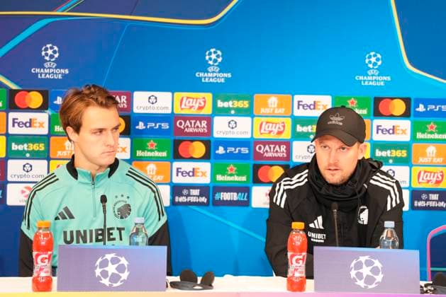 Football, CL, FC Copenhagen, Press conference