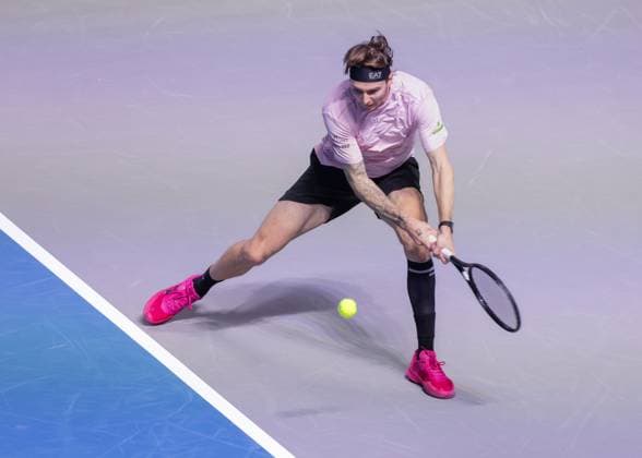 Alexander Bublik Tennis ERSTE BANK OPEN 2025 ATP 500 Stadthalle Vienna Austria 20 October 2025 Copyright: xJuergenxHasenkopfx