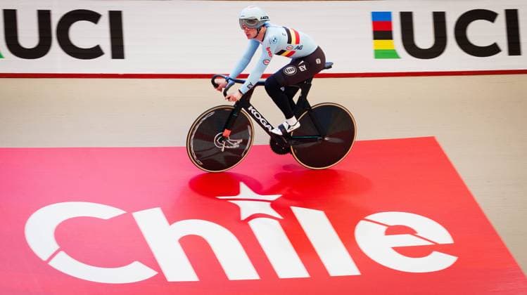 Cycling, Track cycling, World Championships in Santiago de Chile, Training