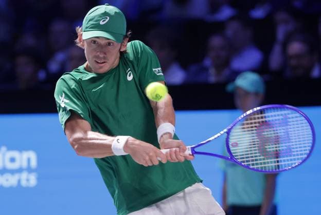 TENNIS - ATP, Tennis Herren Erste Bank Open VIENNA,AUSTRIA,20.OCT.25 - TENNIS - ATP World Tour, Erste Bank Open. Image shows Alex de Minaur (AUS).  GEPAxpictures xWalterxLuger