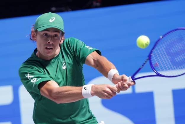 TENNIS - ATP, Tennis Herren Erste Bank Open VIENNA,AUSTRIA,20.OCT.25 - TENNIS - ATP World Tour, Erste Bank Open. Image shows Alex de Minaur (AUS).  GEPAxpictures xWalterxLuger
