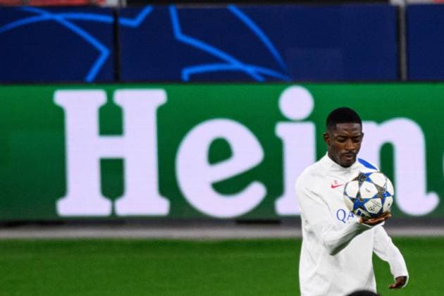 LEVERKUSEN, GERMANY - 20 OCTOBER, 2025: Ousmane Dembele - UEFA Champions League, MD-1, Practice PSG at BayArena.  Copyright: xx