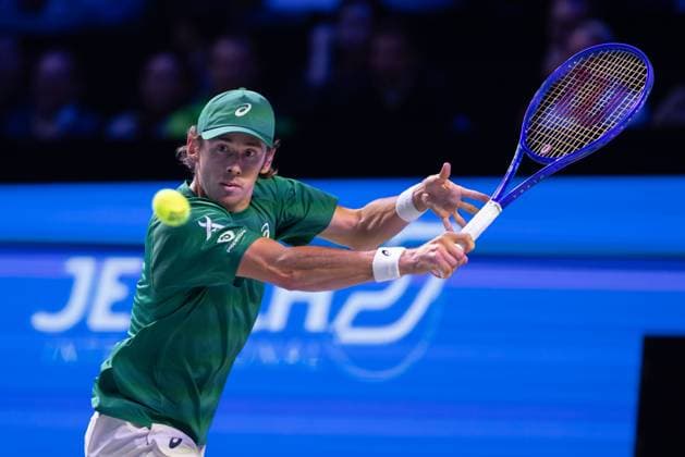 Alex De Minaur AUS Tennis ERSTE BANK OPEN 2025 ATP 500 Stadthalle Vienna Austria 20 October 2025 Copyright: xJuergenxHasenkopfx